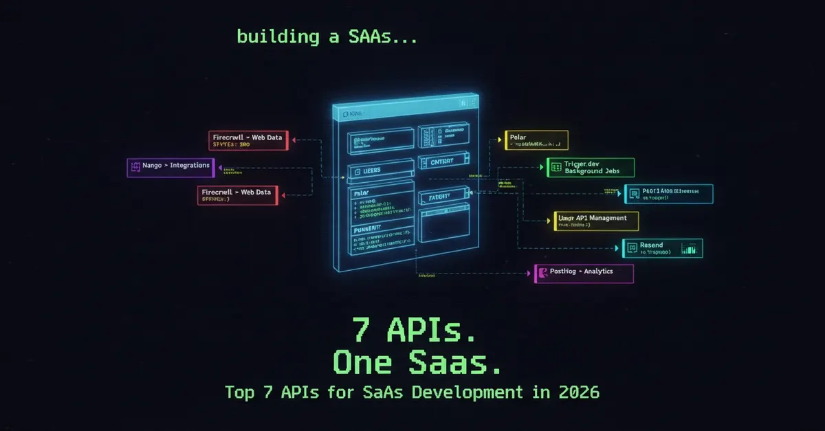 利用集成与数据基础设施API构建B2B SaaS软件